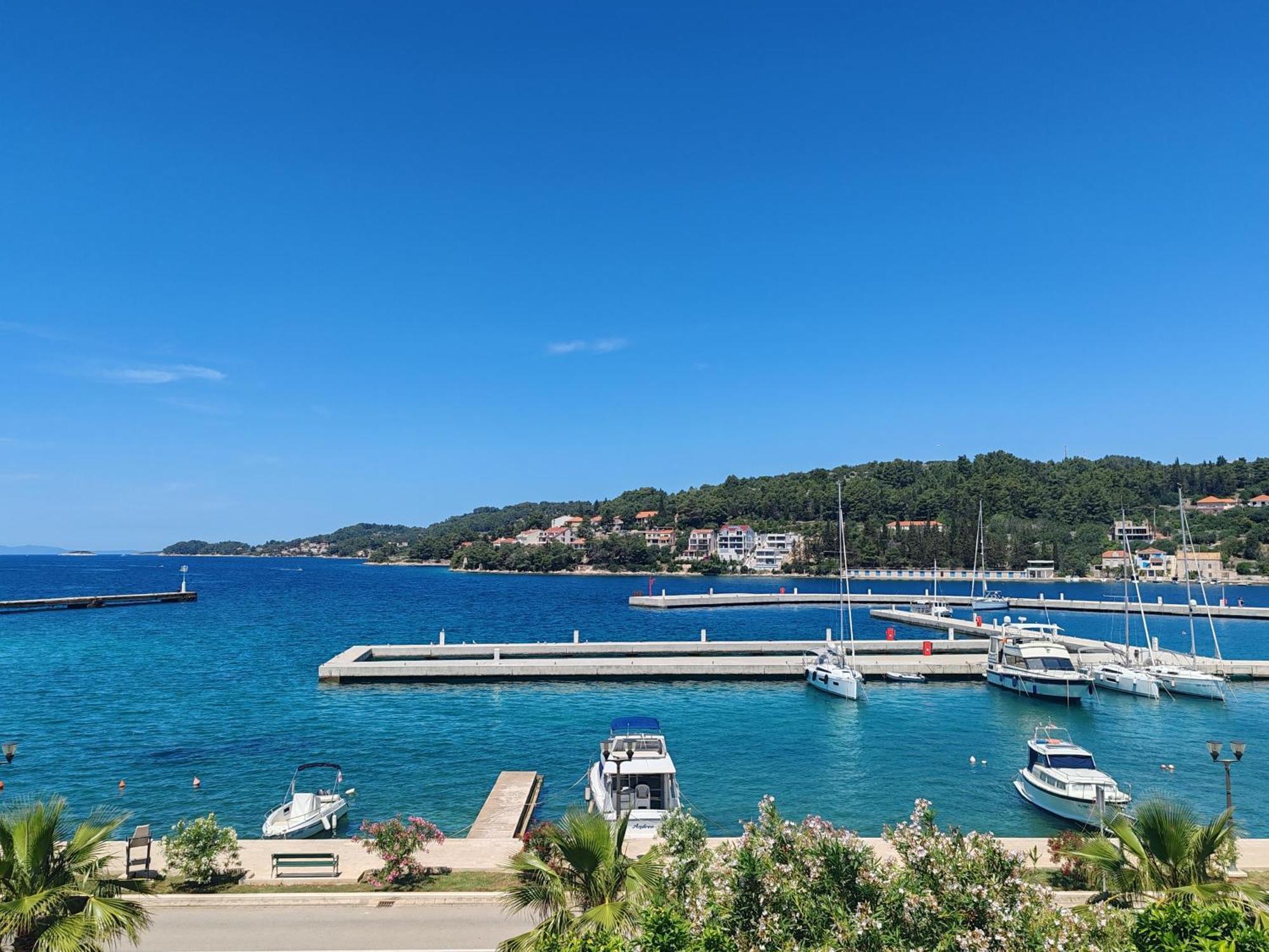 Hotel Dalmacija Vela Luka Esterno foto